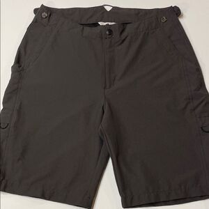 Woolrich Cinder Gray Outdoor Cargo Shorts Womens Sz 10